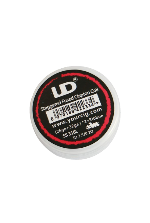 Boîte Coils Préfaits Staggered Fused Clapton Boîte Coils Préfaits Staggered Fused Clapton