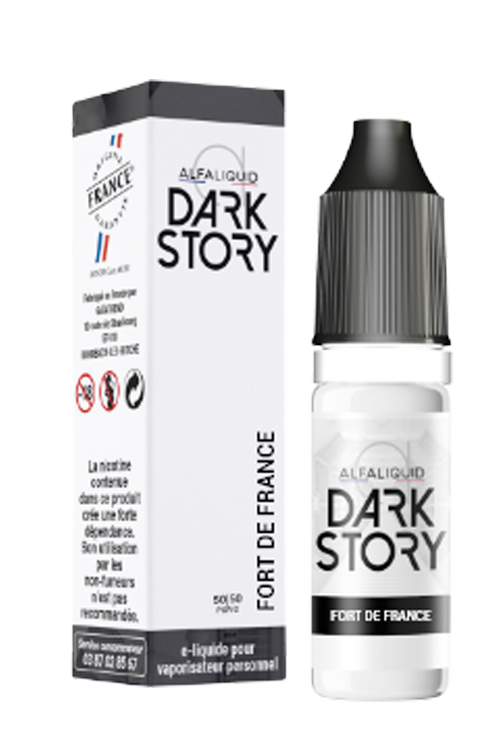 E-liquide Fort de france - Dark Story - Alfaliquid - 10ml E-liquide Fort de france - Dark Story - Alfaliquid - 10ml
