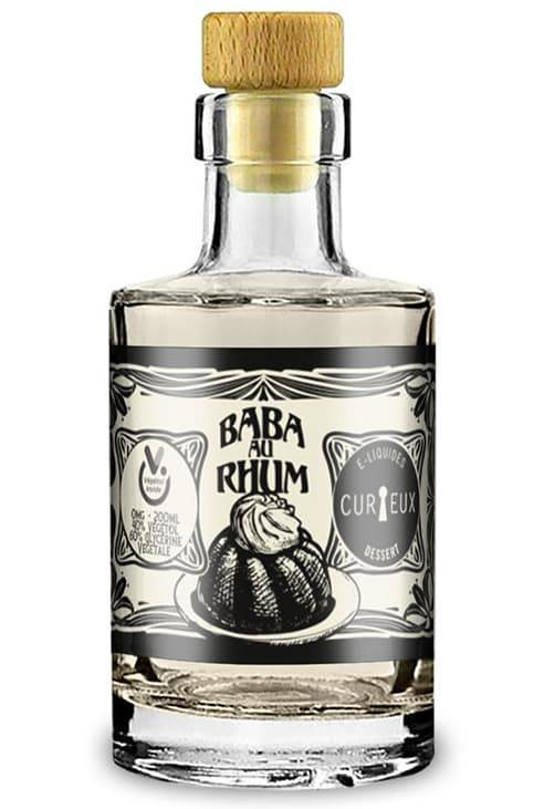 E-liquide BABA AU RHUM 200ml - Curieux Edition Collector E-liquide BABA AU RHUM 200ml - Curieux Edition Collector