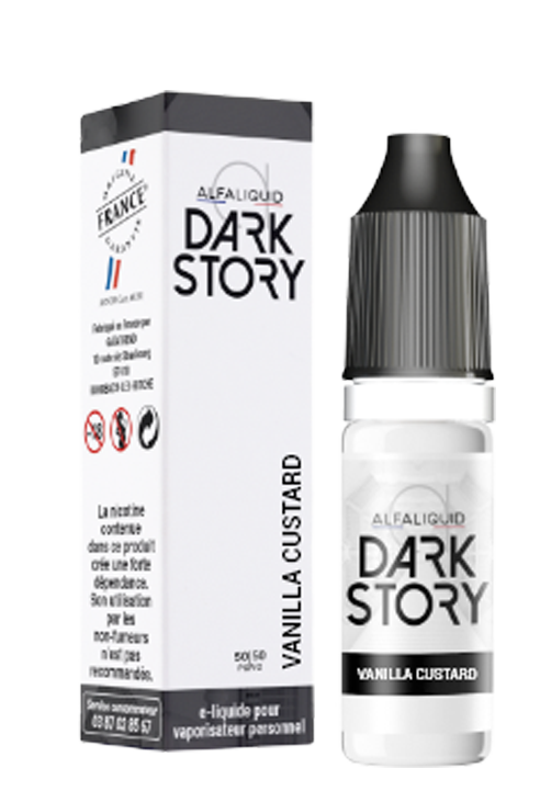 E-liquide Vanilla Custard - Dark Story - Alfaliquid E-liquide Vanilla Custard - Dark Story - Alfaliquid
