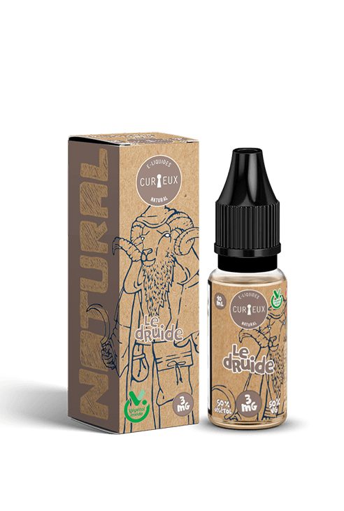 E-liquide Natural Le Druide 10ml - Curieux E-liquides E-liquide Natural Le Druide 10ml - Curieux E-liquides