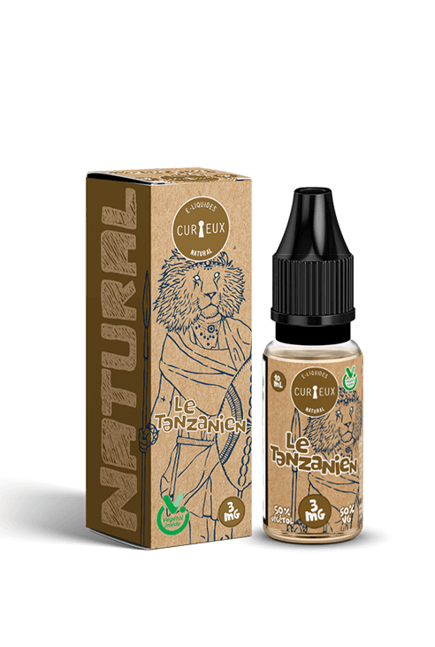 E-liquide Natural Le Tanzanien 10ml - Curieux E-liquides E-liquide Natural Le Tanzanien 10ml - Curieux E-liquides