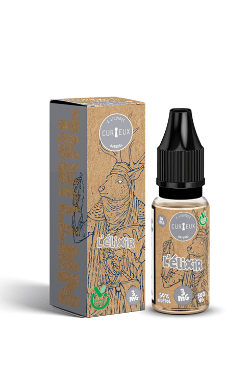 E-liquide Natural L'Elixir 10ml - Curieux E-liquides E-liquide Natural L'Elixir 10ml - Curieux E-liquides