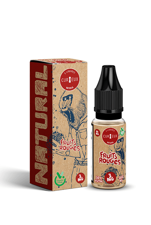 E-liquide Natural Fruits Rouges 10ml - Curieux E-liquides E-liquide Natural Fruits Rouges 10ml - Curieux E-liquides