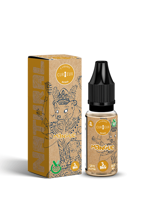 E-liquide Natural Mangue 10ml - Curieux E-liquides E-liquide Natural Mangue 10ml - Curieux E-liquides