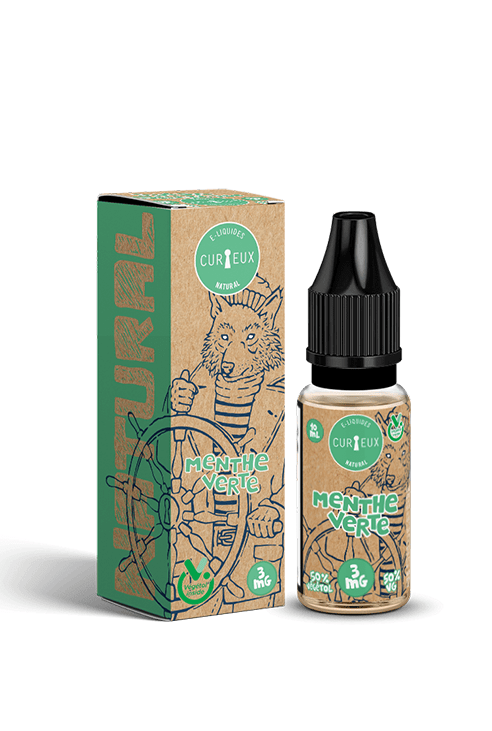 E-liquide Natural Menthe Verte 10ml - Curieux E-liquides E-liquide Natural Menthe Verte 10ml - Curieux E-liquides