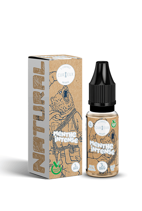 E-liquide Natural Menthe Intense 10ml - Curieux E-liquides E-liquide Natural Menthe Intense 10ml - Curieux E-liquides