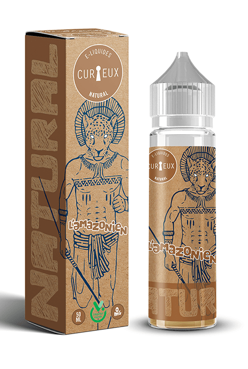 E-liquide Natural L'Amazonien 50ml - Curieux E-liquides E-liquide Natural L'Amazonien 50ml - Curieux E-liquides