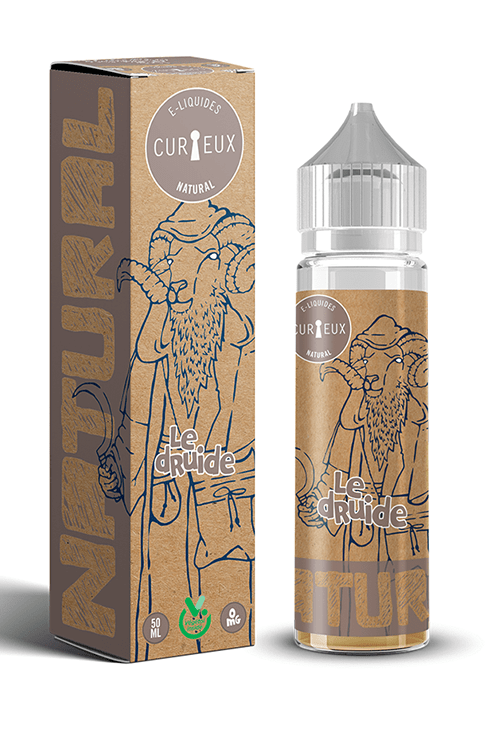 E-liquide Natural Le Druide 50ml - Curieux E-liquides E-liquide Natural Le Druide 50ml - Curieux E-liquides