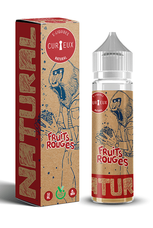E-liquide Natural Fruits Rouges 50ml - Curieux E-liquides E-liquide Natural Fruits Rouges 50ml - Curieux E-liquides