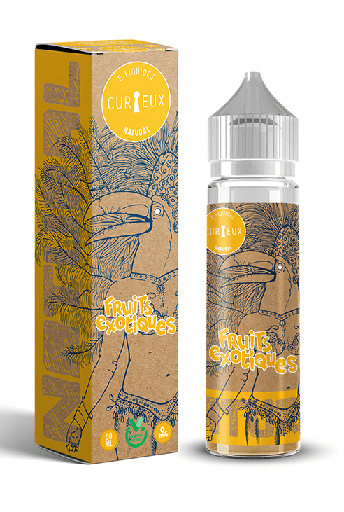E-liquide Natural Fruits Exotiques 50ml - Curieux E-liquides E-liquide Natural Fruits Exotiques 50ml - Curieux E-liquides