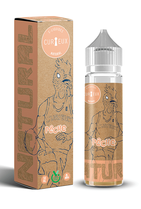 E-liquide Natural Pêche 50ml - Curieux E-liquides E-liquide Natural Pêche 50ml - Curieux E-liquides