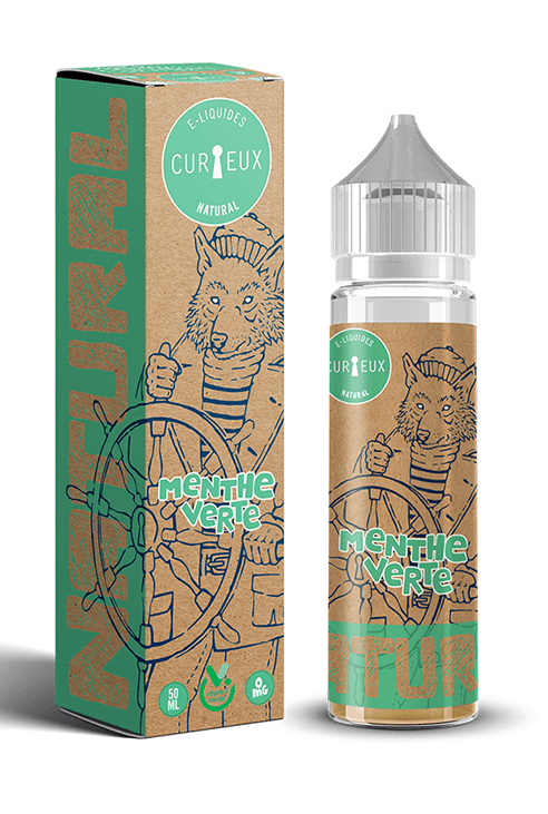 E-liquide Natural Menthe Verte 50ml - Curieux E-liquides E-liquide Natural Menthe Verte 50ml - Curieux E-liquides