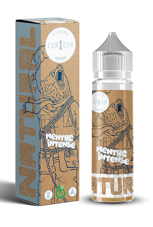 E-liquide Natural Menthe Intense 50ml - Curieux E-liquides E-liquide Natural Menthe Intense 50ml - Curieux E-liquides